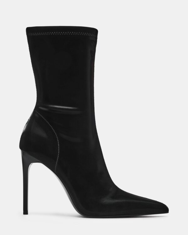 MACKENA BLACK TECHNO SATIN