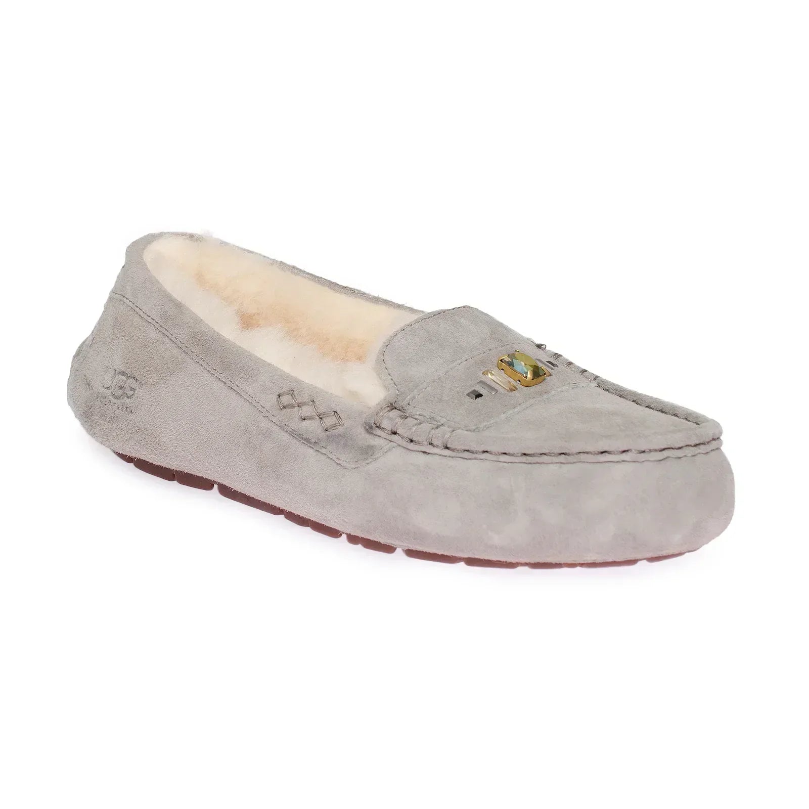 UGG Ansley Chunky Grey Slippers - Women's - Image 2