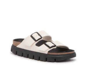 Papillio By Birkenstock Arizona Sandals Beige Platform Slide JZZ1202