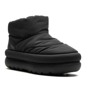 Black Classic Maxi Mini Quilted Boots