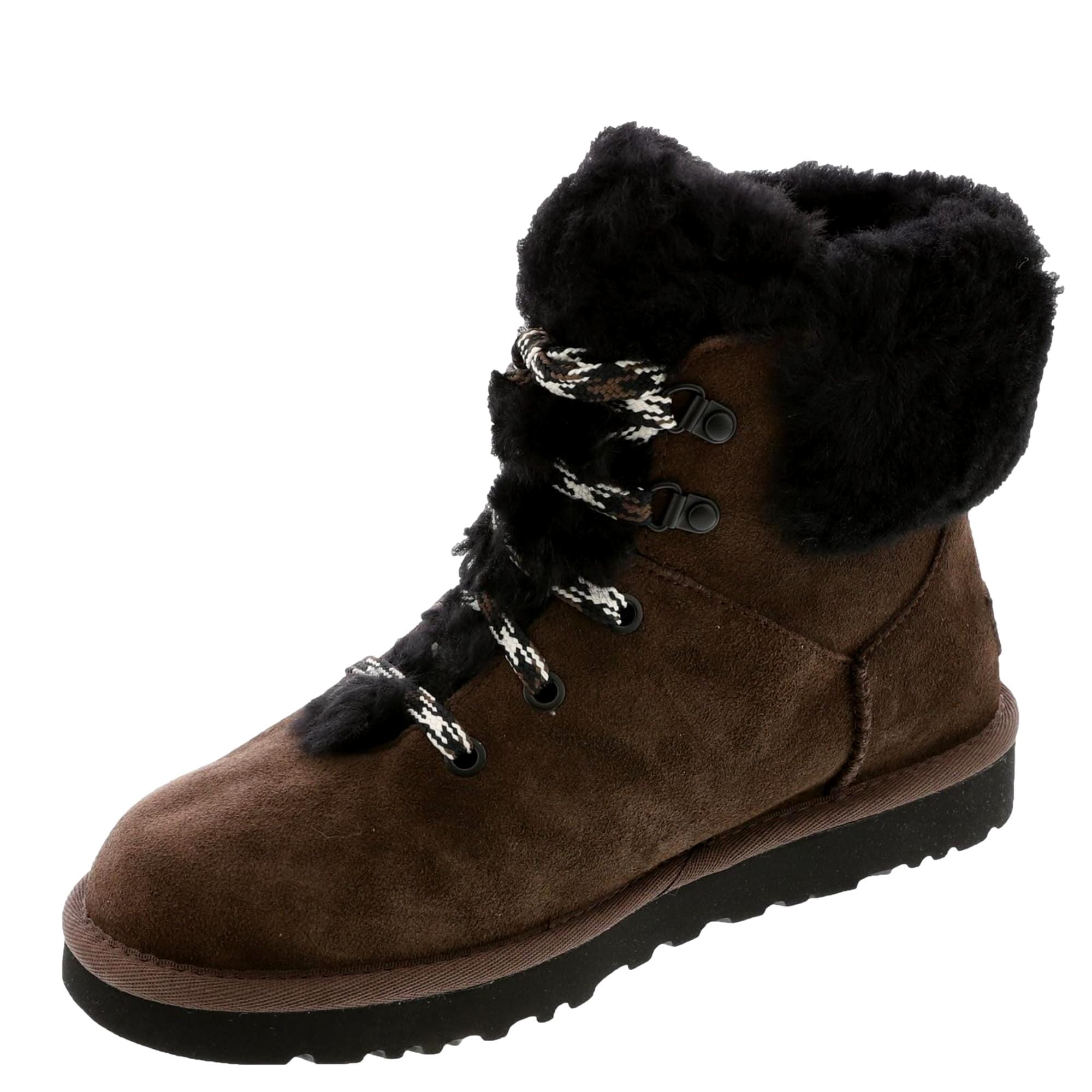 Women's UGG Classic Mini Alpine Lace Burnt Cedar 1130558-BCDR - Image 2