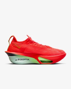 Men's Air Zoom Alphafly Next% 3 Road Racing Shoes In Bright Crimson/lime Blast/mint Foam/cave Purple
