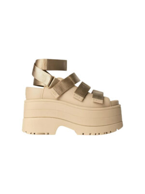 Women's Goldenrise Strappy Platform Sandals In Mustard Seed