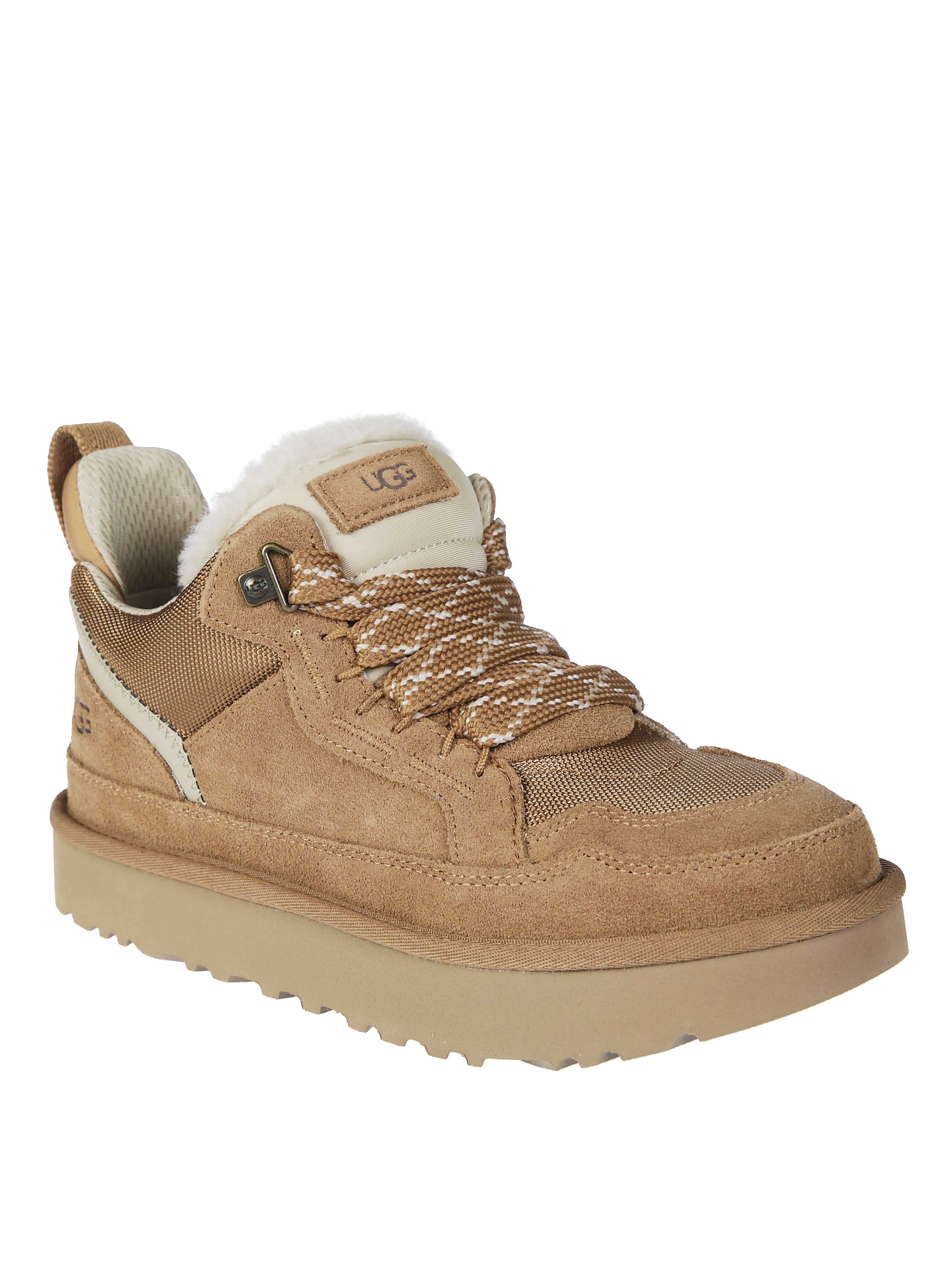 Lowmel Suede-Blend Padded Low-Top Sneakers - Image 2