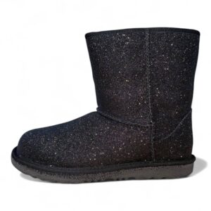 Kid's Classic Short Ii Glitter Boot In Black