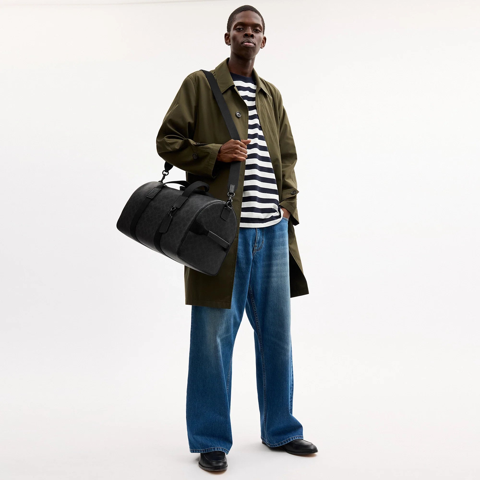 Coach Outlet Explorer Duffle Bag 45 In Signature Canvas - Image 6