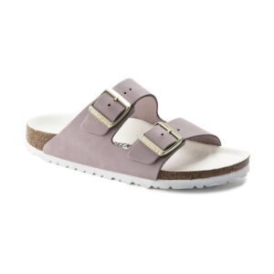 Women's Arizona Nubuck Leather Sandal In Lilac