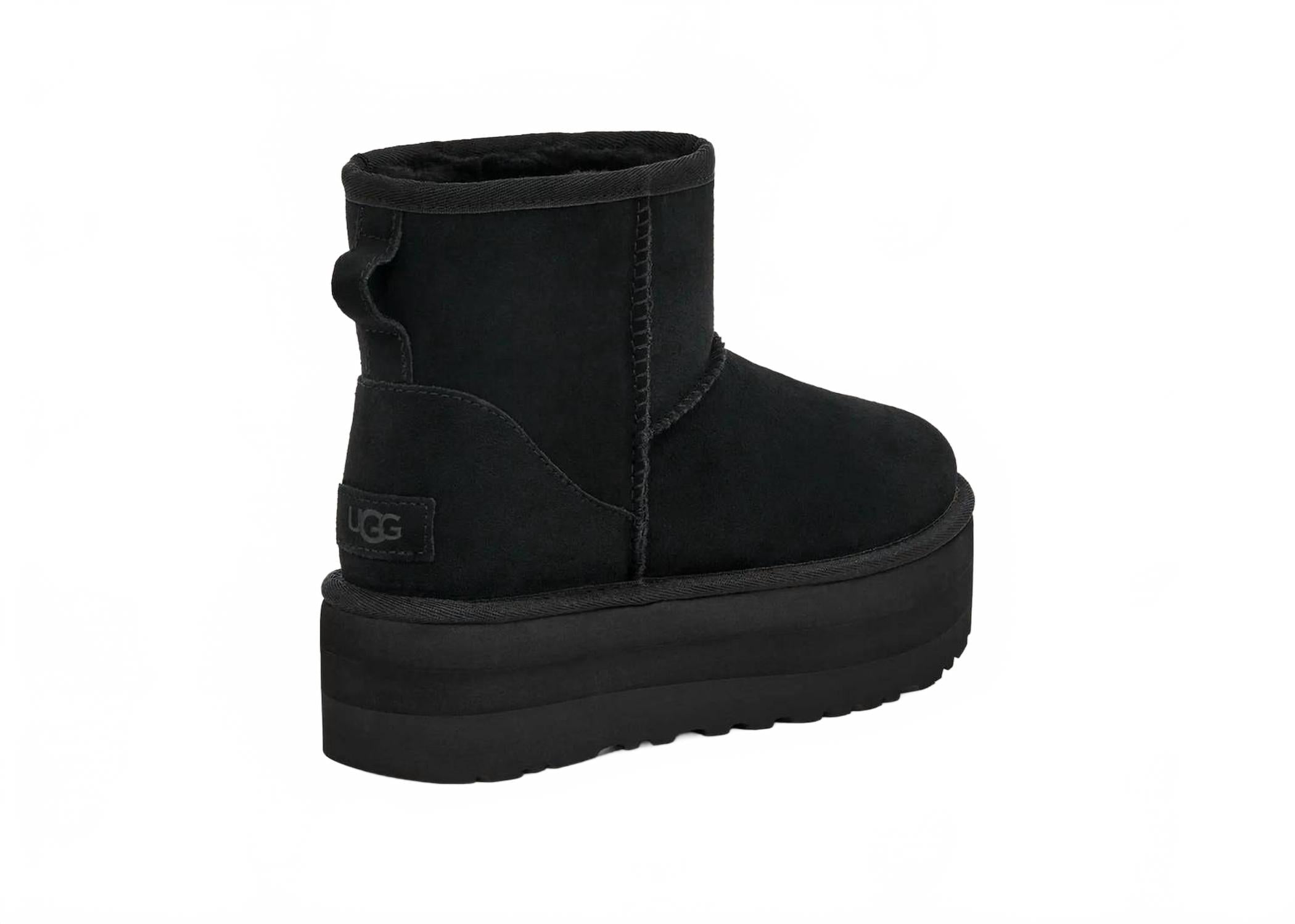 Women's Classic Mini Platform Shoe In Black - Image 2
