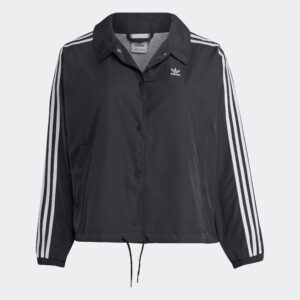 Women's adidas Adicolor Classics 3-Stripes Coach Jacket (Plus Size)