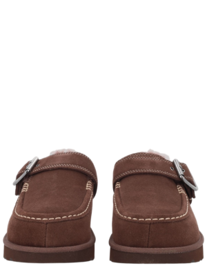 Goldenstar Evelina Suede Shearling Mules