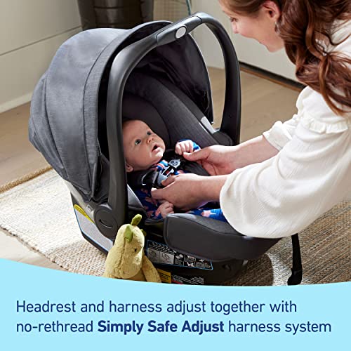 Graco SnugRide 35 DLX Infant Car Seat ft. Load Leg Technology (Astaire) - Image 5